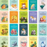 T MARIE 40 Animal Fun Fact Postcards - Bulk Thinking of You Postcard Pack for Kids, Students, Friends, Teacher, and More - Say Hello, Thank You or I Miss You with Colorful Note Cards